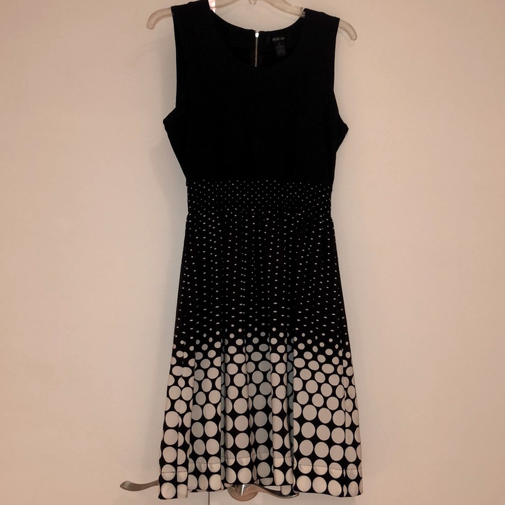 NWOT Style & Co Sleeveless Black Dress